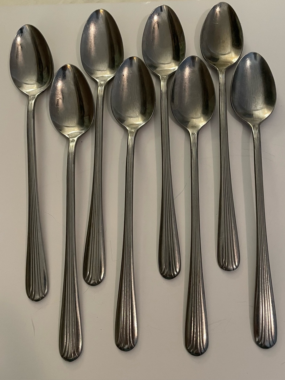 Insico Stainless Picadilly Ice Tea Spoons Set Of 8